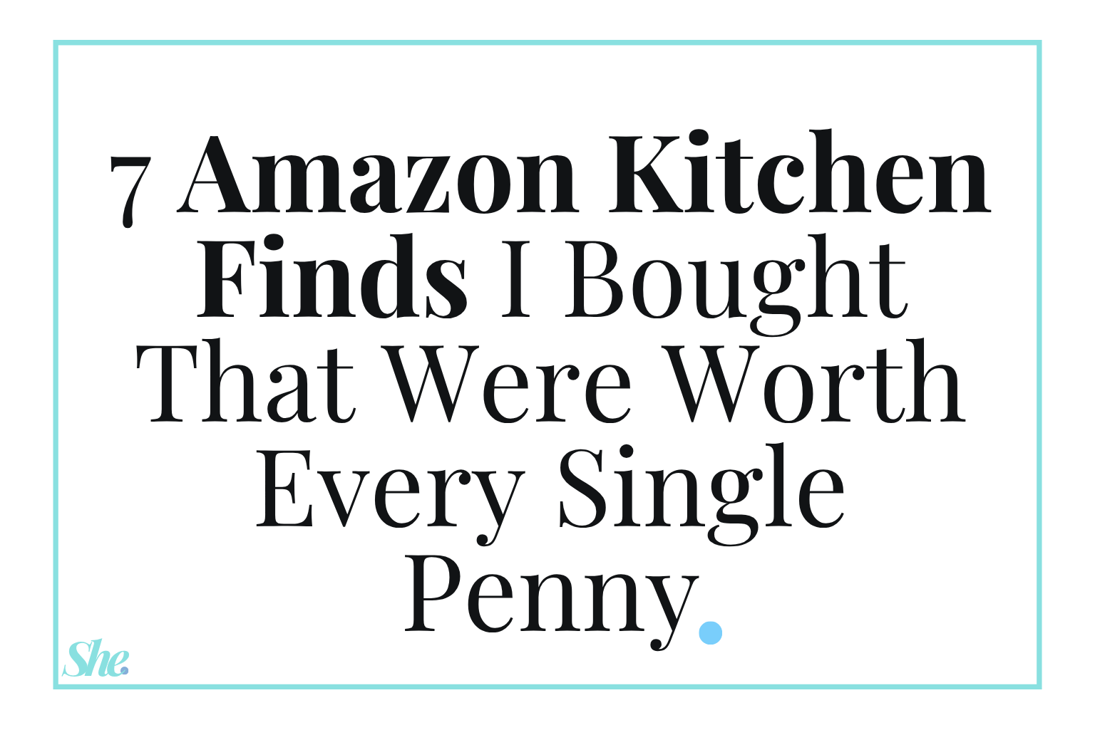 Amazon Kitchen Finds