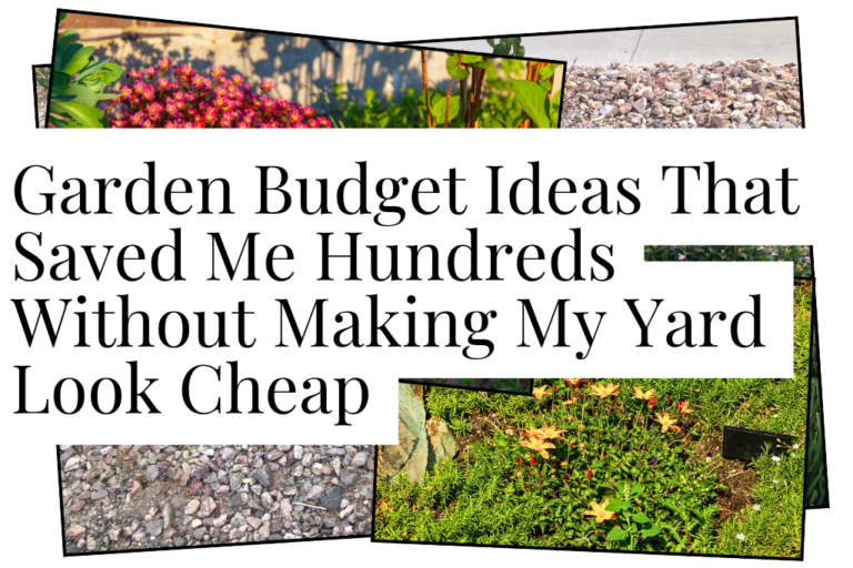 Garden Budget
