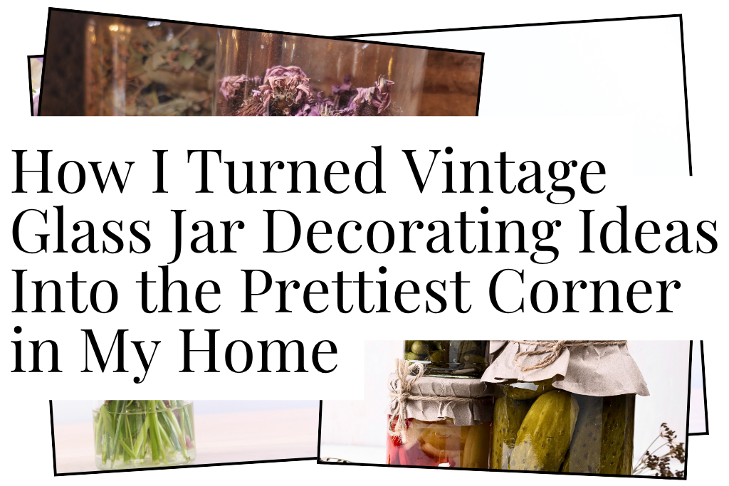 Glass jar decorating