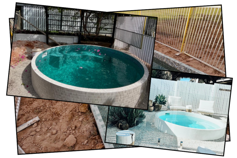 Semi Inground Pool