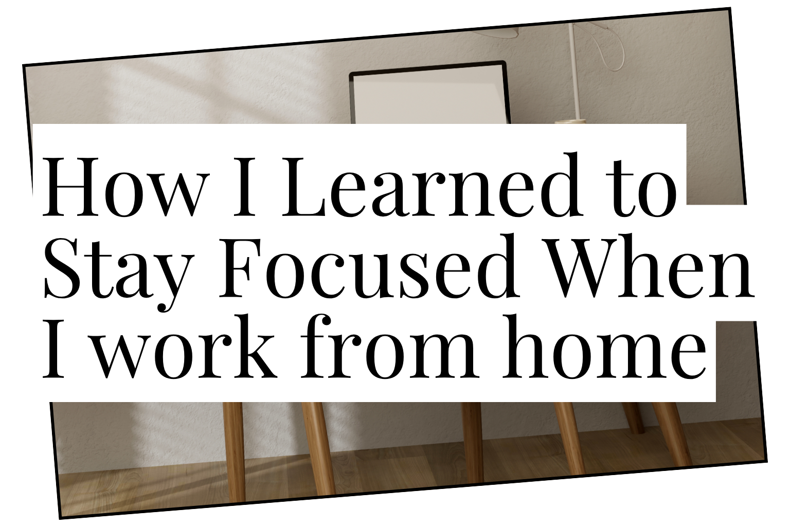 work from home