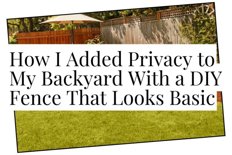 DIY Fence