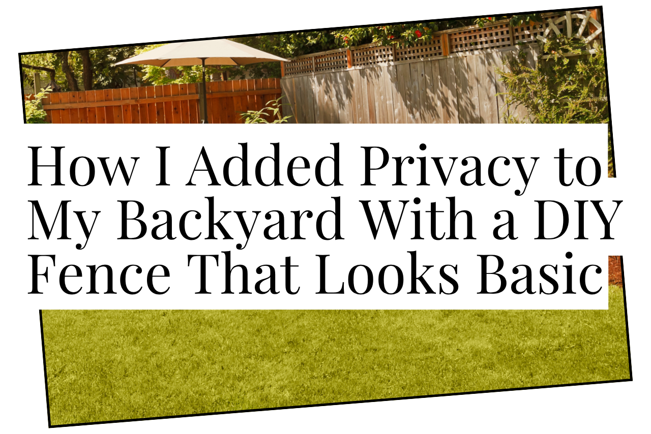 DIY Fence