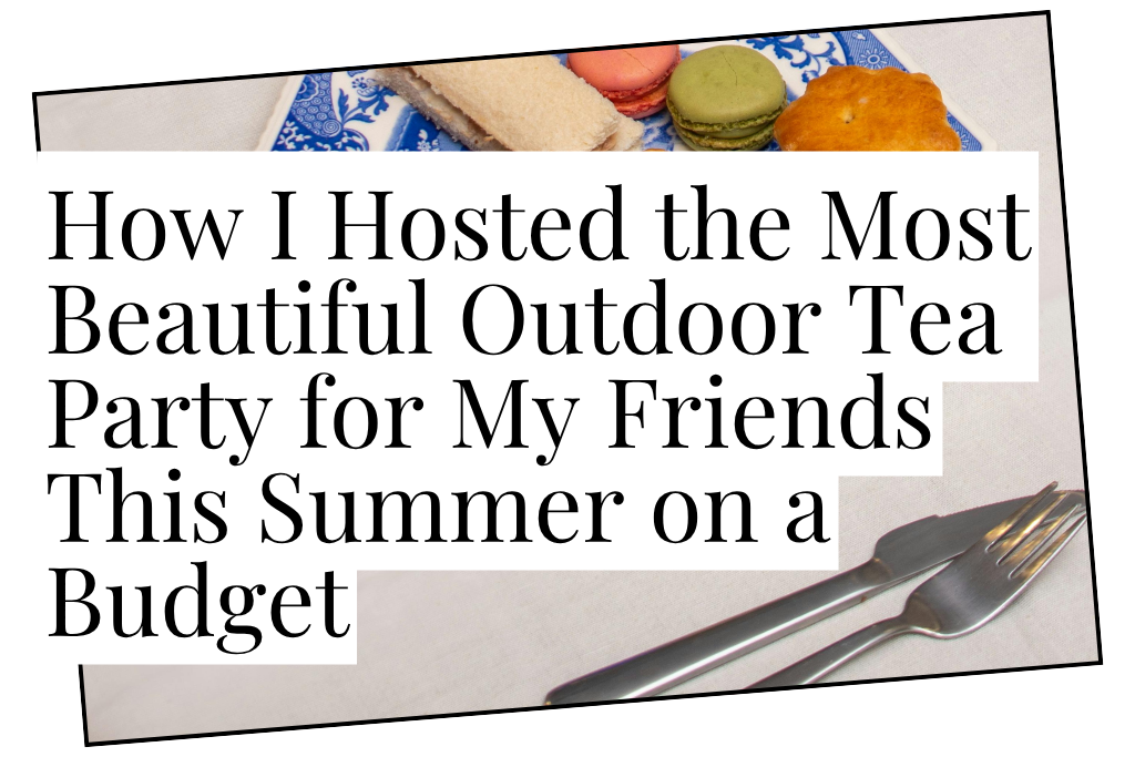 Outdoor Tea Party