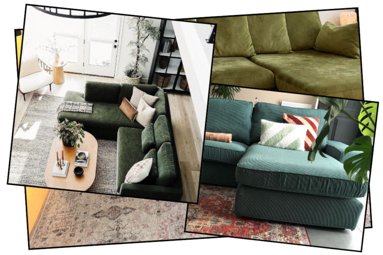 Green Couch Living Room