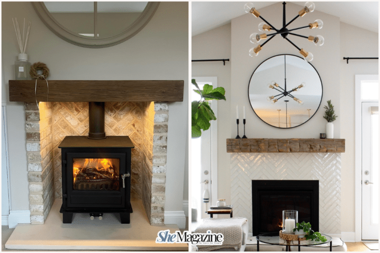 Shiplap fireplace
