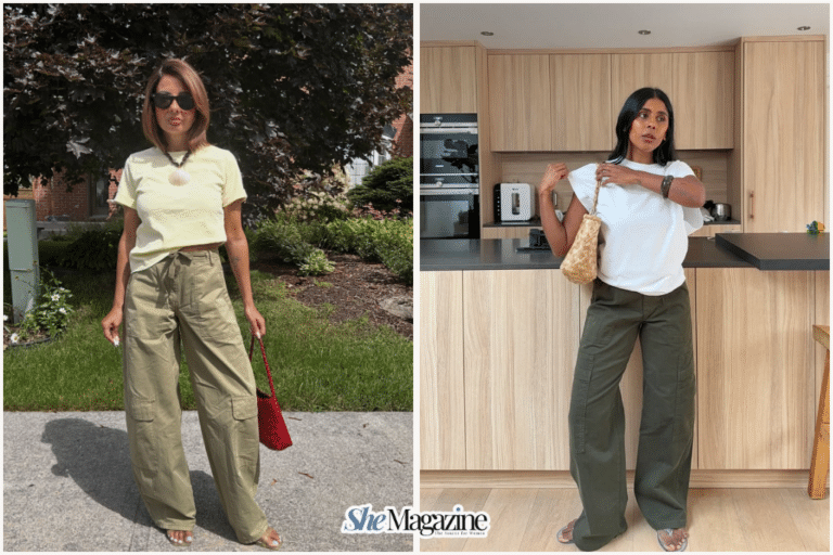 Green cargo pants