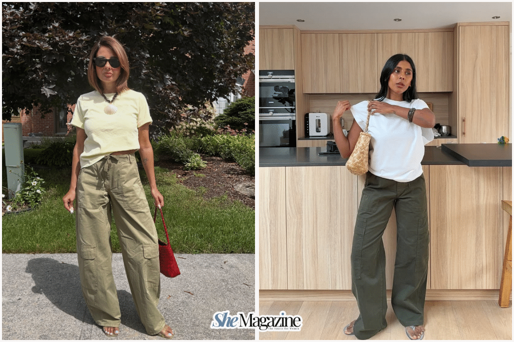 Green cargo pants