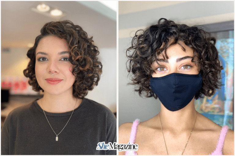 Short curly