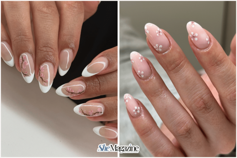 cherry blossom nail