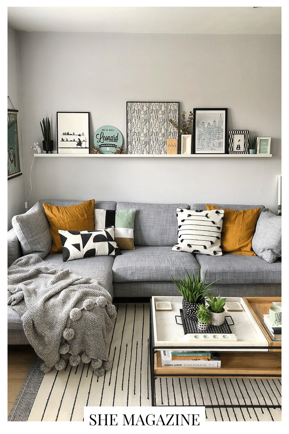 Grey living room