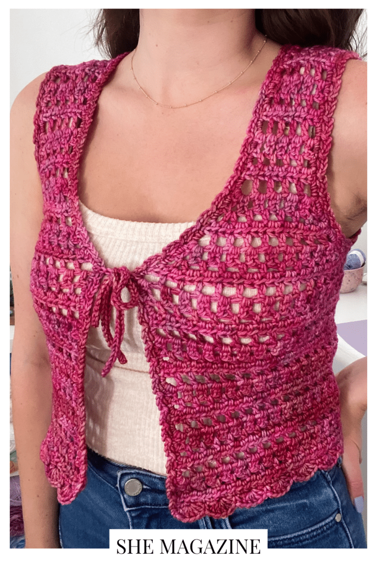 crochet vest outfit